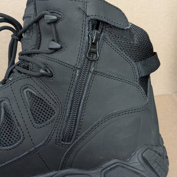 Thorogood Men's Black Crosstrex Side Zip Comp Toe Hiker Boot Waterproof Sise 12 - Picture 14 of 15